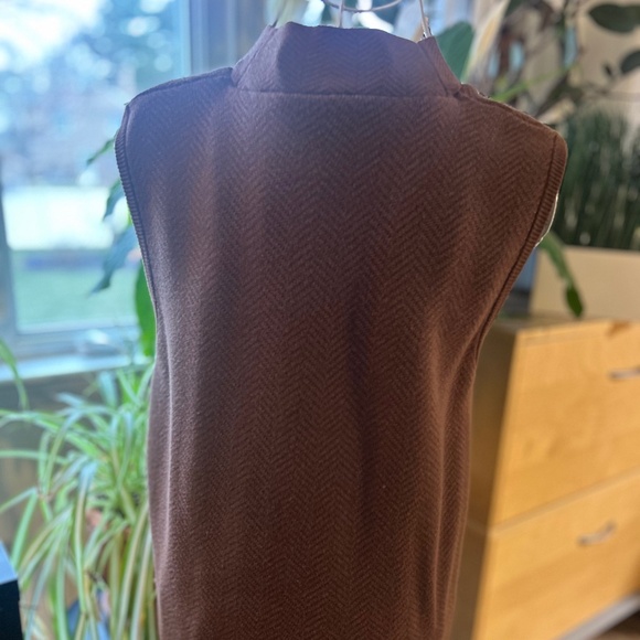 Vintage Design Assets knit sleeveless tunic sweater - Picture 4 of 5